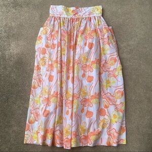 Lilly Pulitzer Vintage The Lilly Floral Skirt Womens